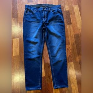 Curve Appeal Comfort Waist Dark Skinny Jeans Jeggings Sz 16 16/33 $78